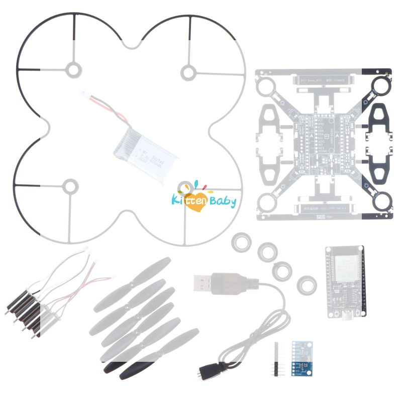 Drone Kit Octocopter - ESP32 Open‑Source Mini Drone Kit, DIY